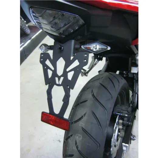 V PARTS Kennzeichenhalter schwarz für: Honda CB500X für CB500F, CBR500R