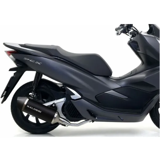 MALOSSI RX Full Exhaust System - Black Aluminium Carbon PCX 125 €4 for Honda