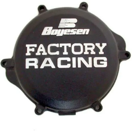 BOYESEN Factory Racing Clutch Cover Black for: Suzuki RM-Z125 for RM125