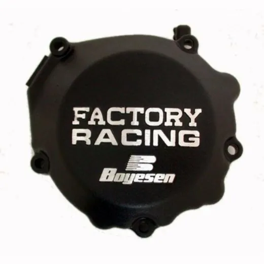 BOYESEN Factory Racing Ignition Cover Black for Yamaha YZ250 SC-32B