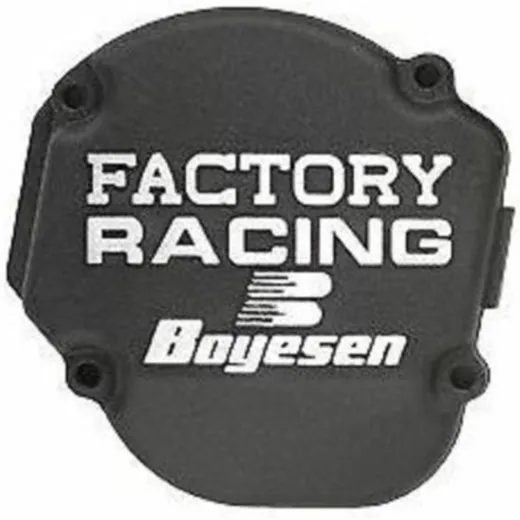BOYESEN Factory Racing Ignition Cover Black for: Yamaha YZ125 for Fantic XE125, XX125 TT-R125