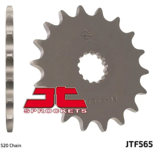 JT SPROCKETS Steel Standard Front Sprocket 565 - 520 for Kawasaki, Yamaha, Suzuki JTF565.16
