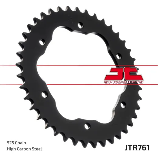 JT SPROCKETS Standard Stahlritzel hinten 761 - 525 für Ducati 1098, 1198, 1200MONSTER