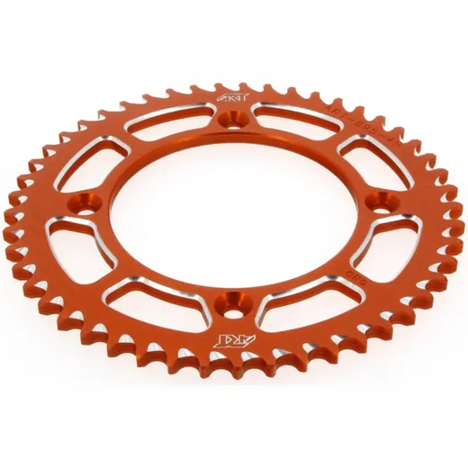 ART Aluminium Ultra-Light Self-Cleaning Rear Sprocket 895 - 520 ART-895A-49-ORANGE