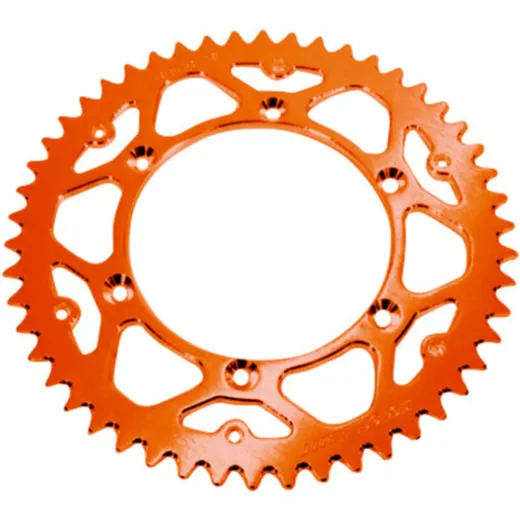 ART Aluminium Ultra-Light Self-Cleaning Rear Sprocket 897 - 520 for KTM, Husaberg, Husqvarna ART-897A-48-ORG