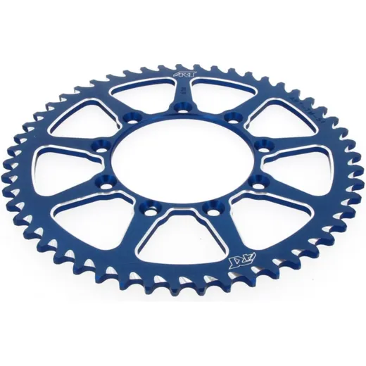 ART Aluminium Ultra-Light Self-Cleaning Rear Sprocket TM - 520 for TM Racing EN125, EN144, EN250 ART-TMA-51-BLU