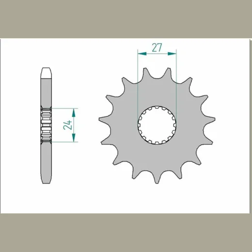 AFAM Standard Stahlritzel vorne 22900 - 530 für Suzuki GSX1300B-KING, GSX1300HAYABUSA, GSX-R1000 22900-18