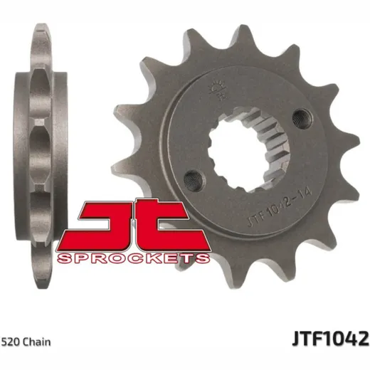 JT SPROCKETS Standard Stahlritzel vorne 1042 - 520 für Kymco KXR250, MAXXER300, MXU250