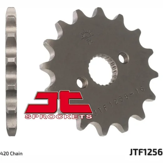 JT SPROCKETS Standard Stahlritzel vorne 1256 - 420 für Honda CR80R, CR85R, CRF50F JTF1256.15