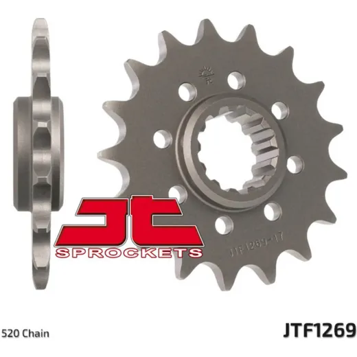 JT SPROCKETS Standard Stahlritzel vorne 1269 - 520 für Honda CB600FHORNET, CB900FHORNET, CBR1000RR