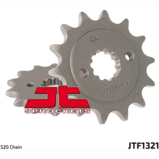 JT SPROCKETS Standard Stahlritzel vorne 1321 - 520 für Honda CB300R, CBF250, CBR250R JTF1321.14
