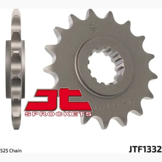 JT SPROCKETS Standard Stahlritzel vorne 1332 - 525 für Honda CB1000R, CB750, RVF750