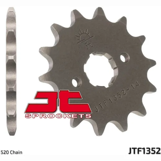 JT SPROCKETS Standard Stahlritzel vorne 1352 - 520 für Honda ATC200, TRX250FOURTRAX, TRX300FOURTRAX