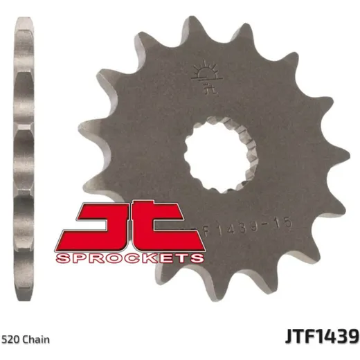 JT SPROCKETS Standard Stahlritzel vorne 1439 - 520 für Suzuki LT250QUADRACER, LT-F160QUADRUNNER