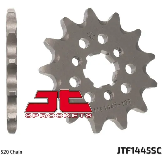 JT SPROCKETS Selbstreinigendes Stahlritzel vorne 1445 - 520 für Kawasaki KX125
