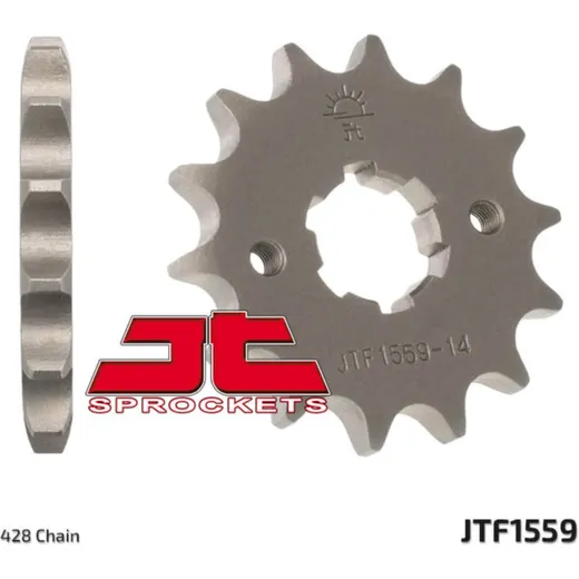 JT SPROCKETS Standard Stahlritzel vorne 1559 - 428 für Yamaha TW125, YBR125