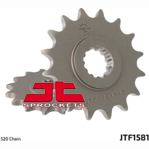 JT SPROCKETS Standard Stahlritzel vorne 1581 - 520 für Yamaha FZ750, FZ6600, FZ6600S2 JTF1581.16
