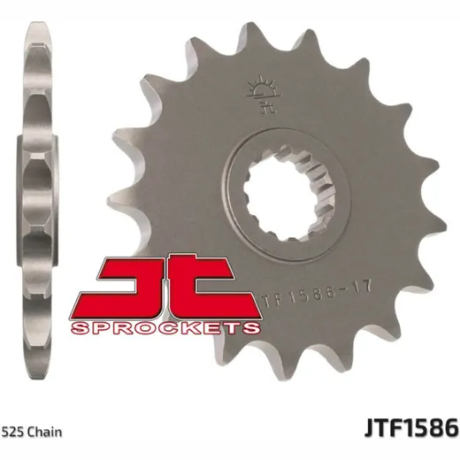 JT SPROCKETS Standard Stahlritzel vorne 1586 - 525 für Yamaha TDM850, TRX850, YZF-R6 JTF1586.17