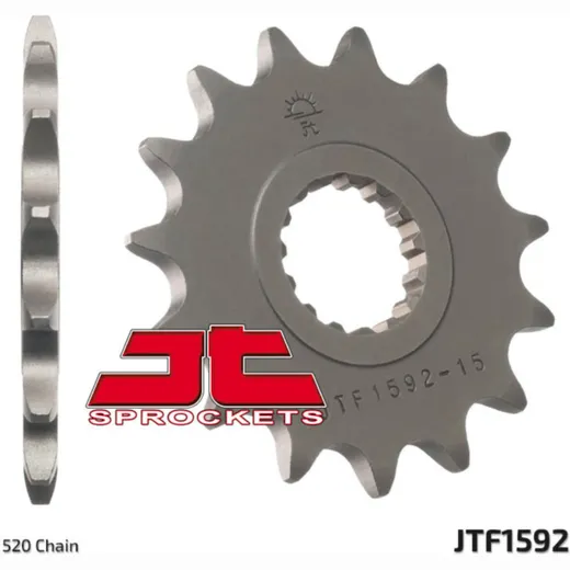 JT SPROCKETS Standard Stahlritzel vorne 1592 - 520 für Yamaha YFM700RAPTOR, YFZ450R