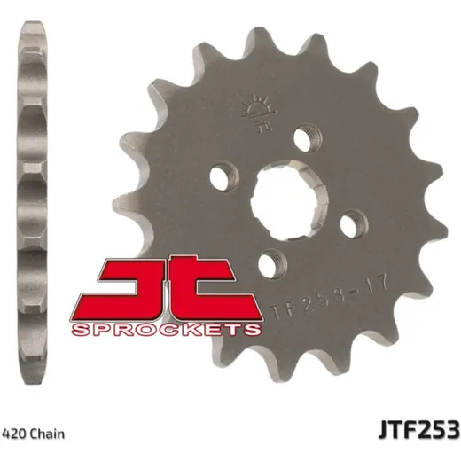 JT SPROCKETS Standard Stahlritzel vorne 253 - 428 für Honda C70, C90CUB, CR250R