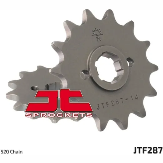 JT SPROCKETS Standard Stahlritzel vorne 287 - 520 für Honda CB250, CRF230F, XL350R JTF287.14