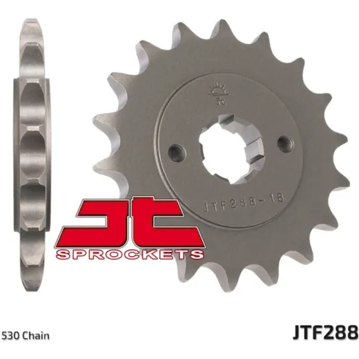JT SPROCKETS Standard Stahlritzel vorne 288 - 530 für Honda CB500K, CB750 JTF288.18
