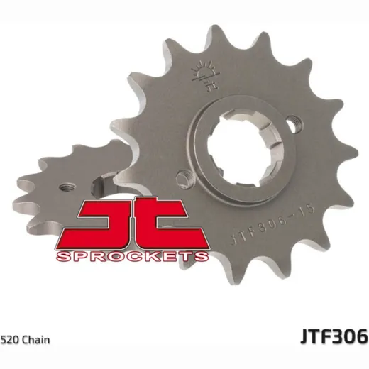 JT SPROCKETS Standard Stahlritzel vorne 306 - 520 für Honda NX650DOMINATOR