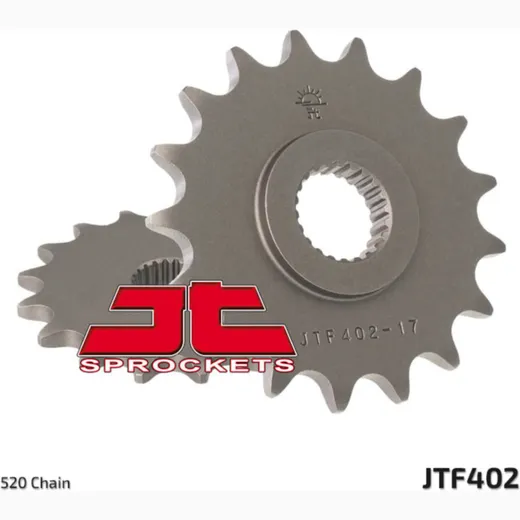 JT SPROCKETS Standard Stahlritzel vorne 402 - 520 für BMW, Aprilia, Husqvarna