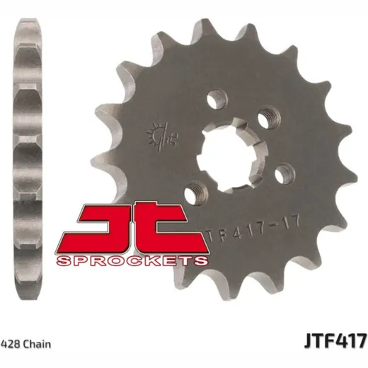 JT SPROCKETS Standard Stahlritzel vorne 417 - 428 für Kawasaki AR125, ELIMINATOR125, KDX125 JTF417.14