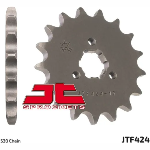 JT SPROCKETS Standard Stahlritzel vorne 424 - 428 für Suzuki, Kawasaki, Yamaha
