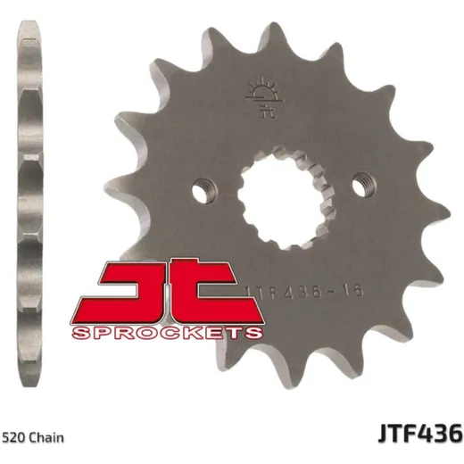 JT SPROCKETS Standard Stahlritzel vorne 436 - 520 für Suzuki, Aprilia, Yamaha