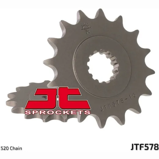 JT SPROCKETS Standard Stahlritzel vorne 578 - 520 für Yamaha FZR400, SR500, XTZ750