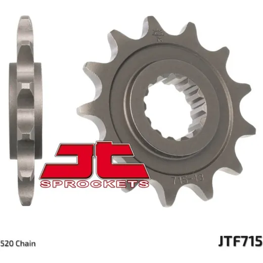 JT SPROCKETS Standard Stahlritzel vorne 715 - 520 für GAS GAS, MUZ