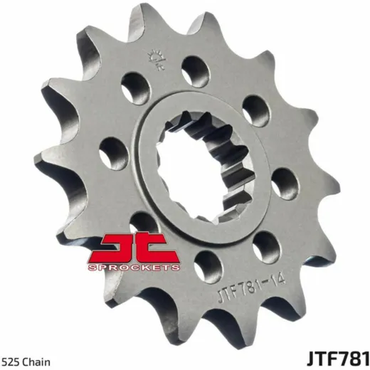 JT SPROCKETS Stahl Standard Ritzel vorne 781 - 525 für Benelli BN302, TRK502