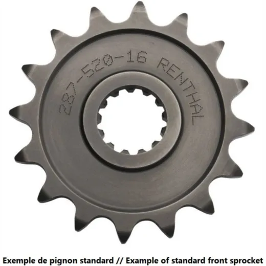 RENTHAL Standard Stahlritzel vorne 282 - 520