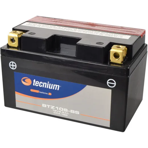 TECNIUM Battery Maintenance Free Factory Activated - BTZ10S for MV Agusta, Honda, KTM