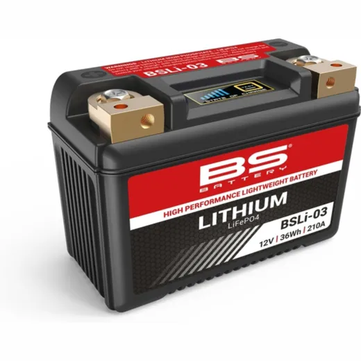 BS BATTERY Battery Lithium-Ion - BSLI-03 for SYM, Honda, Suzuki