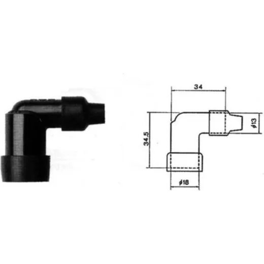 NGK Spark Plug Cap - LZEH