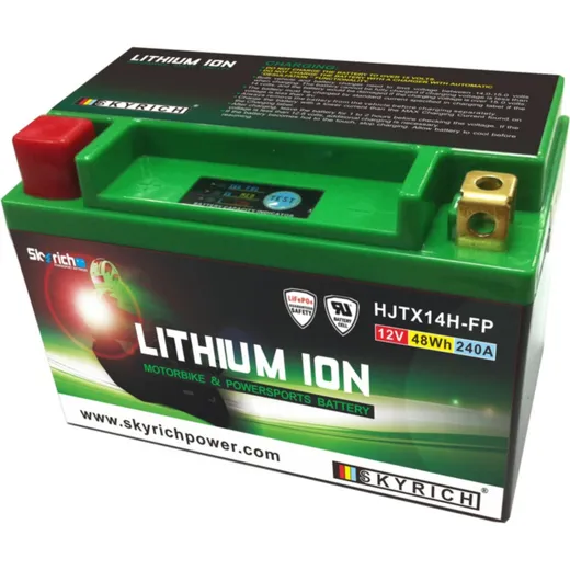 SKYRICH Battery Lithium-Ion - LTX14 for Honda, Kawasaki, Aprilia