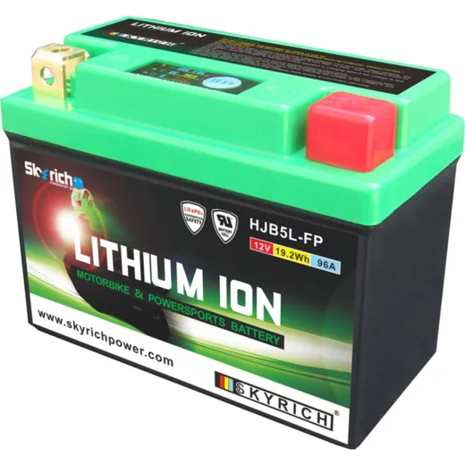 SKYRICH Battery Lithium-Ion - LIB5L for Gilera, Peugeot, Aprilia