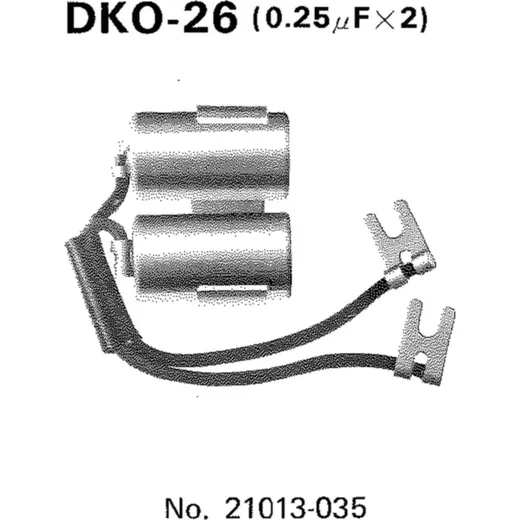 TOURMAX Condenser for: Kawasaki DKO-26