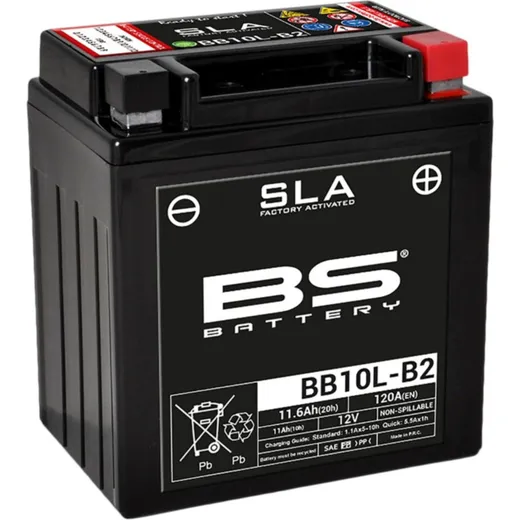 BS BATTERY SLA Battery Maintenance Free Factory Activated - BB10L-B2 for Piaggio X9125 Suzuki GS500