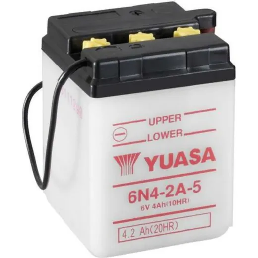 YUASA Battery Conventional without Acid Pack - 6N4-2A-5 for Yamaha DT80