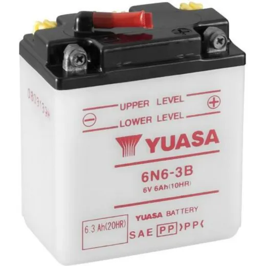 YUASA Battery Conventional without Acid Pack - 6N6-3B for Honda CG125, SH125