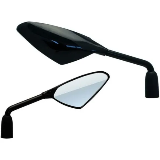 V PARTS Wind Mirror Universal M10/125 - Black (pair)
