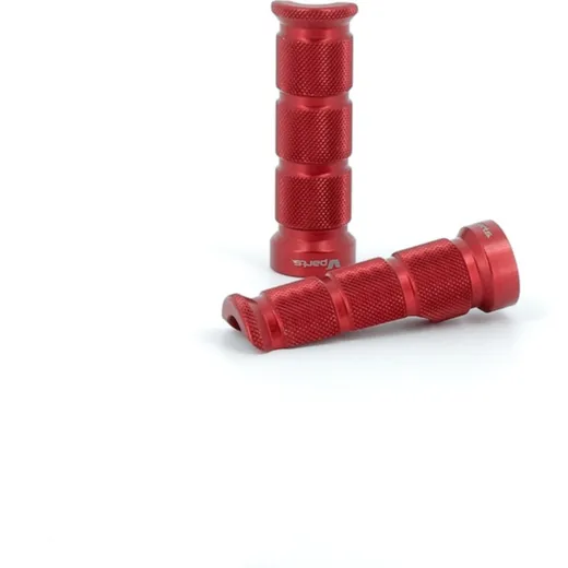 V PARTS Racing Foot Pegs Red
