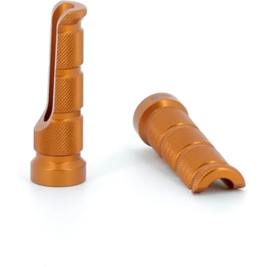 V PARTS Racing Foot Pegs Orange