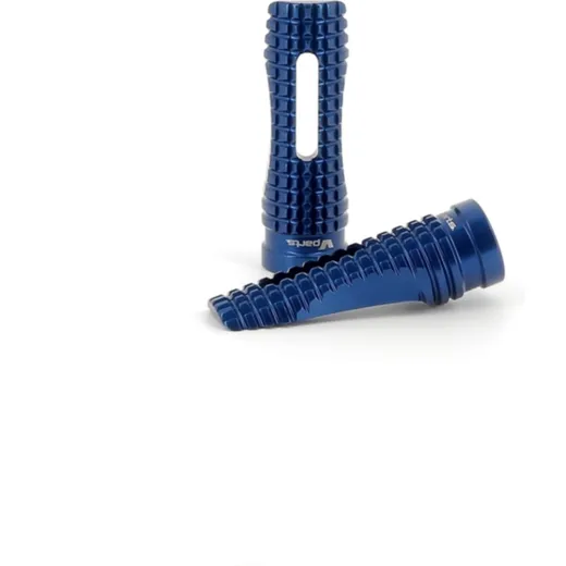 V PARTS Racing Evo 2 Fußrasten blau