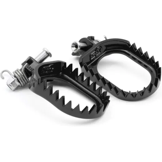 S3 Punk Footrests Steel Black for: KTM/Husqvarna for Beta