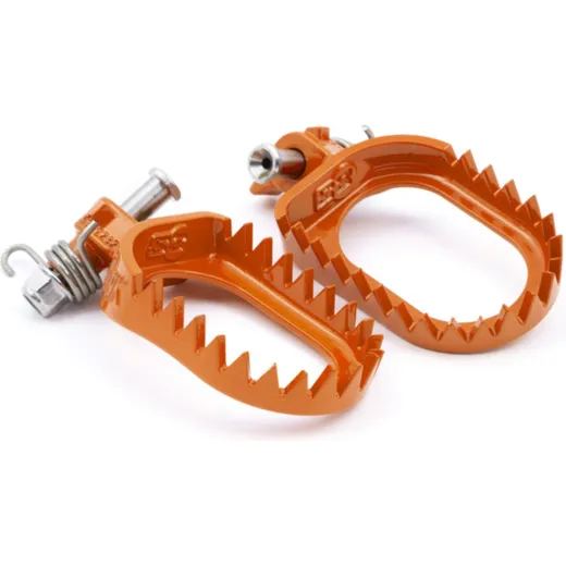 S3 Punk Footrests Steel Orange for: KTM/Husqvarna for Beta